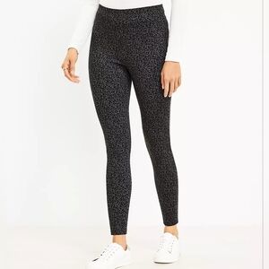 Loft Leopard Ponte Leggings XS/S